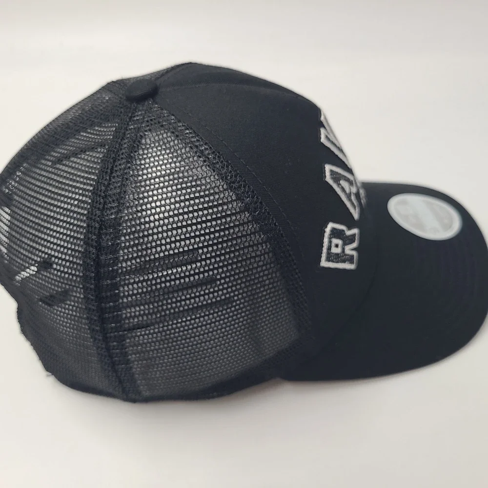 Women Baltimore Ravens Hat Snapback Trucker Mesh New Era 9Forty Black Sequins